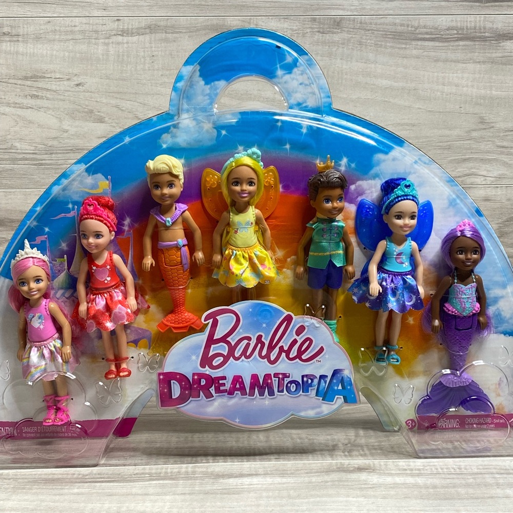 Barbie Dreamtopia Chelsea Dolls (7) Mermaid-Themed Dolls